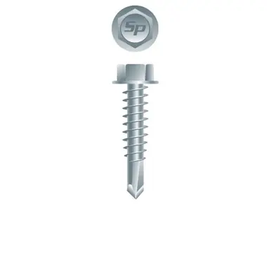 Strong-Point H608 - 6-20 x 1/2" Hex Head Self-Drilling Screw, Zinc 15000ct