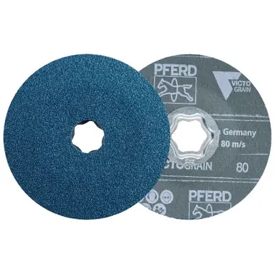 PFERD 40377 - COMBICLICK Fibre Disc dia. 115 mm VICTOGRAIN 80 maximum performance on Steel (25pk)