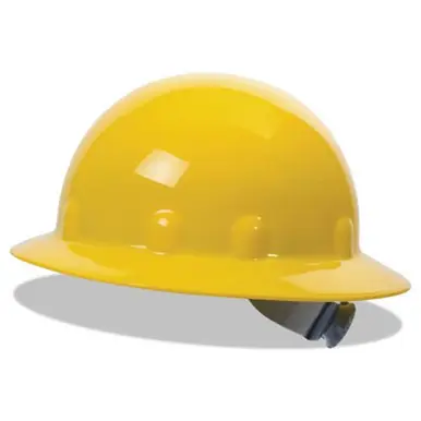 Honeywell E1RW02A000 - SuperEight Full Brim Hard Hat, 8-Pt Ratchet, Yellow