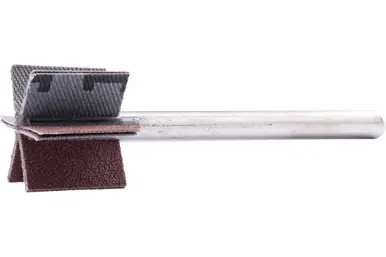 PFERD 46415 - Bore polisher, 1" x 3/4, 1/4" shank, 150 Grit, Aluminum oxide (10pk)