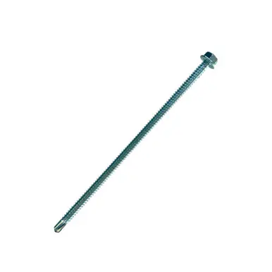 Strong-Point H1496 - 14-14 x 6" Hex Head Self-Drilling Screw, Zinc 500ct