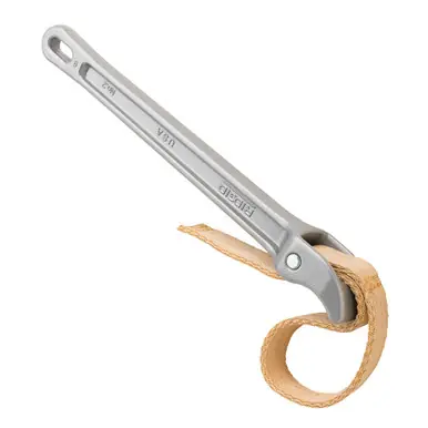 RIDGID 31340 2 Aluminum Strap Wrench, 3 1/2" OD Capacity