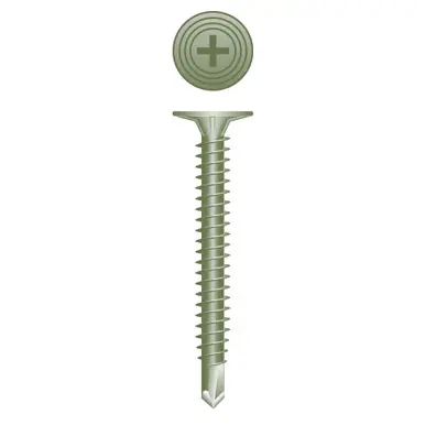 Strong-Point CB824 - 8-18 x 2-1/4" Wafer Head Cement Board Screw, Ruspert 3000ct