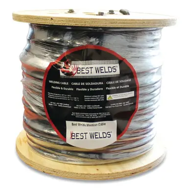 BEST WELDS 911-4-1000 - Welding Cable, 4 AWG, 1,000ft, Black (1000pk)