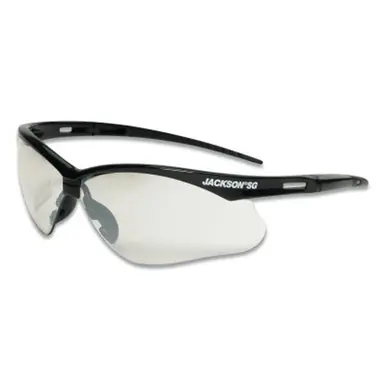 Jackson Safety 50004 SG Black Indoor-Outdoor Polycarbonate Anti-Scratch Lens