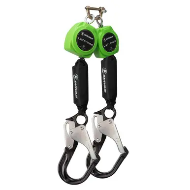 Safewaze 024-5433 - Latitude 11‘ Dual Web SRL-P 9012 BWB, Alu Rebar Hooks