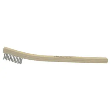 WEILER 99383 Small Hand Scratch Brushes 6 1/2" 4X15 Rows Black Nylon Wire Plastic Handle