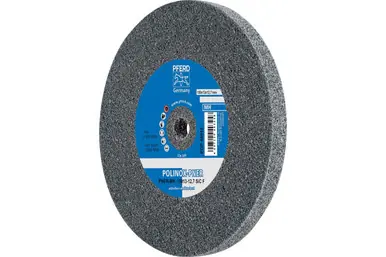 PFERD 48512 - POLINOX Unitized Wheel, 6" x 1/2 x 1/2, Fine, MH, 6SF, Silicon carbide