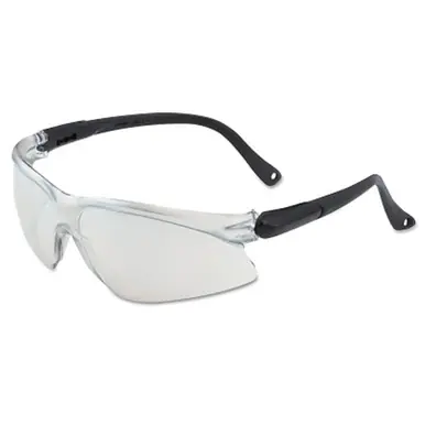 Kimberly-Clark 14473 V20 Safety Glasses, Smoke Lens, Black Frame