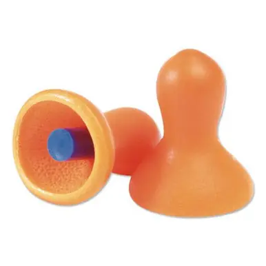 Honeywell QD-1-DS Multiple-Use Earplugs, Vinyl, Orange, Uncorded, Bulk