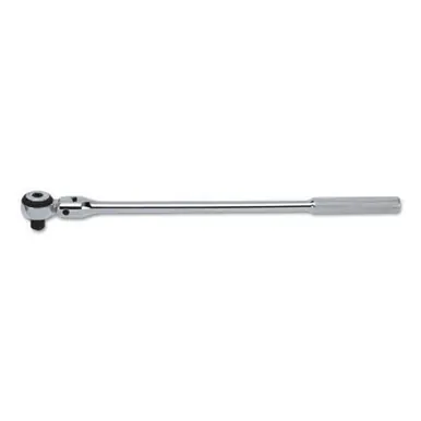 PROTO J5457F Round Flex-Head Ratchet Handles, 1/2" Dr., 17 3/32" Full Polish