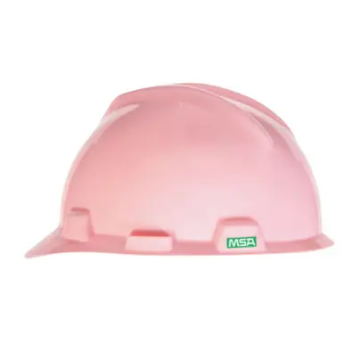 MSA 485364 V-Gard Protective Cap and Hat, Staz-On, 6 1/2 - 8, Pink