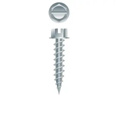 Strong-Point N1024H - 10 x 1-1/2" SLT Hex Head Needle Point Screw, Zinc 3000ct