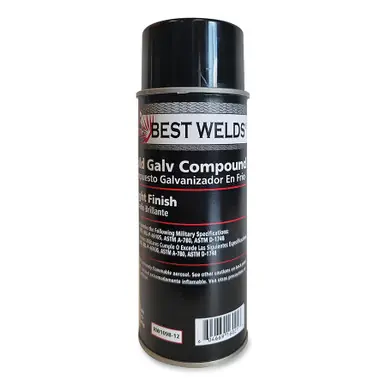 BEST WELDS 905-RW109B-12 - 12oz. Bright Zinc Galv Spray (12pk)