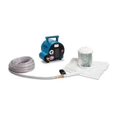 ALLEGRO 9222-01A - 1-Worker Double Bib Tyvek Hood Breathing Air Blower Respirator System w/ 50‘ Hose