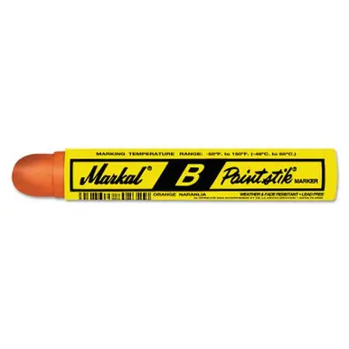 MARKAL 80224 Paintstik B Markers, 11/16 in, Orange (12pk)