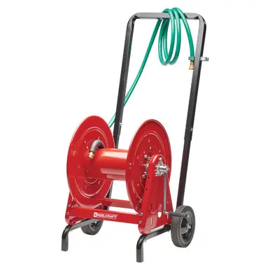 Reelcraft 600966 - 1/2" x 200 ft. 1000 psi, Hose Reel & Cart Kit