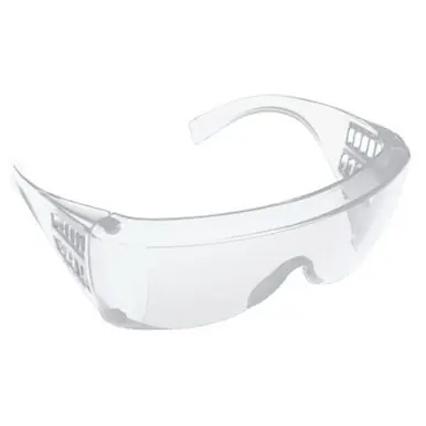 Honeywell T18000 Norton Safety Glasses, Clear Lens, Anti-Scratch/Anti-Static/UV, Clear Frame