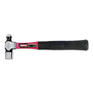 PROTO J1324PGD Ball Pein Hammer, Fiberglass Handle, 14-3/16" Forged Steel 24 oz Head