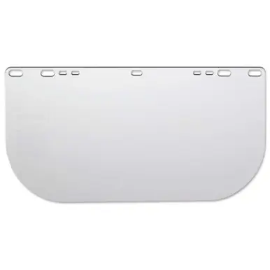 Jackson 29104 F10 PETG Economy Face Shields, Clear, Clear, , 8 in x 15 1/2 in