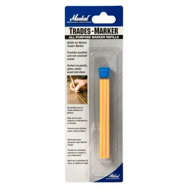 MARKAL 96043 TRADES MARKER YELLOW REFILL (6pk)
