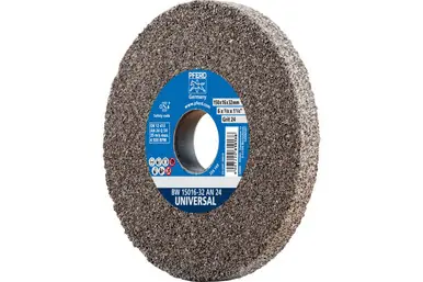 PFERD 61672 - Vitrified Bench Wheel, UNIVERSAL, 6" x 5/8 x 1-1/4, 24 Grit, Aluminum Oxide