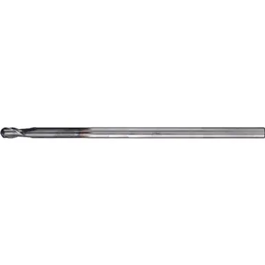 PFERD 23003008 Ball Nose End Mill, 2-flutes, 1/8" Dia, 1/4" APMX, 3" OAL, Cyl. Shank