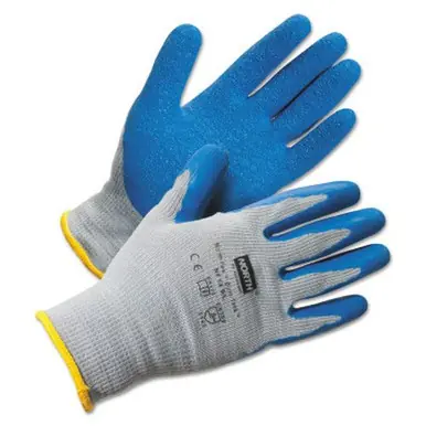 Honeywell NF14/11XXL Duro Task Supported Natural Rubber Gloves, Size 11, Black