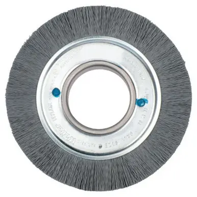 WEILER 83050 Nylox Crimped-Filament Wheel Brush 6" x 1" W 0.040 Bristle 3600RPM