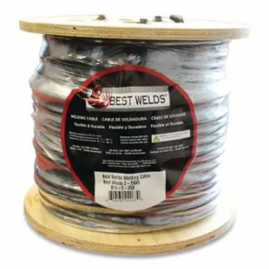 BEST WELDS 911-1-250 - Welding Cable, 1 AWG, 250ft Reel, Black (250pk)