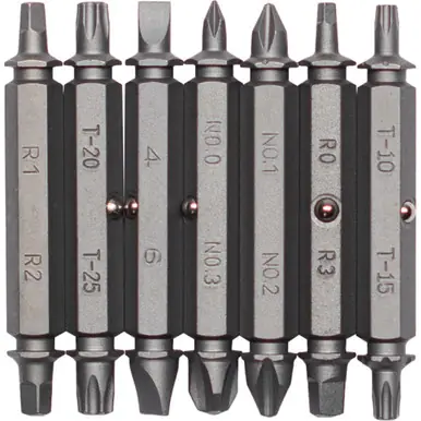 Replacement Bit Pack - The ShaftLOK 7 double-ended bits