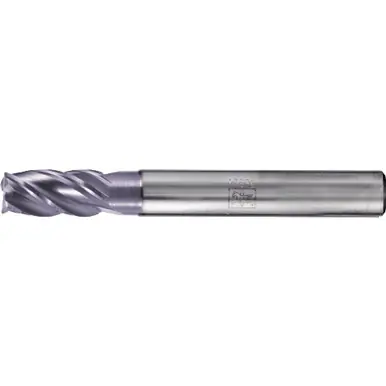 PFERD 23003047 Chamfered End Mill, 4-flutes, 5/16" Dia, 5/8" APMX, 2-1/2" OAL, Cyl. Shank