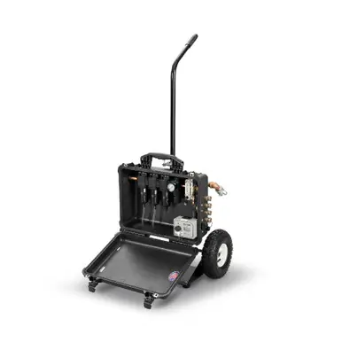 ALLEGRO 9874-EFC - 4-Worker Breathing Air Filtration Panel Cart