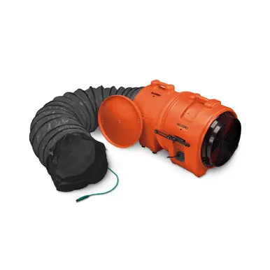 ALLEGRO 9558-25 - 16" Axial Explosion-Proof Blower w/ Canister & 25‘ Statically Conductive Ducting
