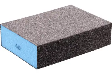 PFERD 46400 - Sanding sponge with 4 abrasive sides, 2-3/4" x 4, 60 Grit, Aluminum oxide (5pk)