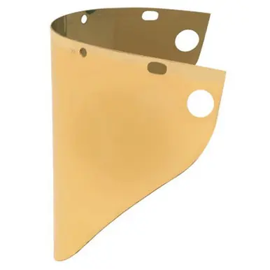 Honeywell 4199GDTVGY High Performance Faceshield Windows, Gold, Extended View, 19-3/4" x 9 in