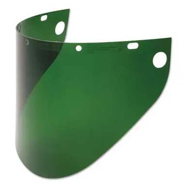 Honeywell 4199DGN High Performance Faceshield Windows, , Dark Green, Extended View, 19-3/4" W x 9" L