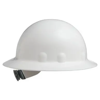 Honeywell E1RW01A000 - SuperEight Full Brim Hard Hat, 8-Pt Ratchet, White