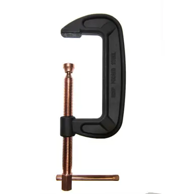 PALMGREN 9629109 - 0-8" Heavy-Duty C-Clamp/Copper Spindle