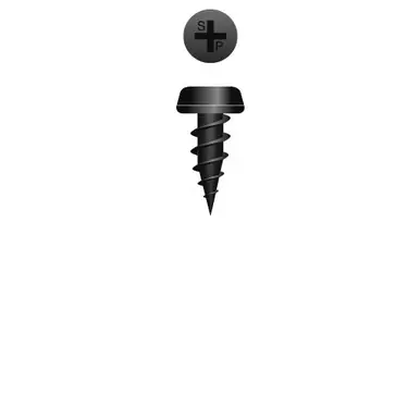 Strong-Point 6F - 6 x 7/16" Pan Head Framing Drywall Screw, Phosphate 10000ct