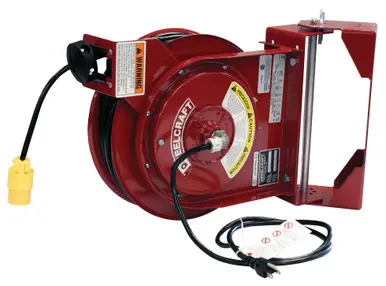 Reelcraft L-4050-163-3SB - 16 Gauge 50 ft. Cord Reel w/ Swing Bracket 13A