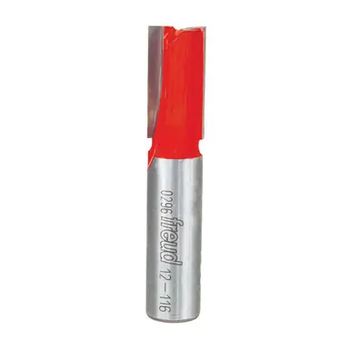 FREUD 12-116 - 1/2" (Dia.) Double Flute Straight Bit (Eclipse Grind)