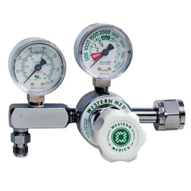 Western M1-950-PG Medical Air Regulator, 0-100 PSI, CGA 950 Yoke