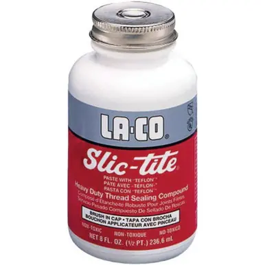 MARKAL 42012 Slic-Tite Paste Thread Sealants w/ PTFE, 1 pt Bottle, White
