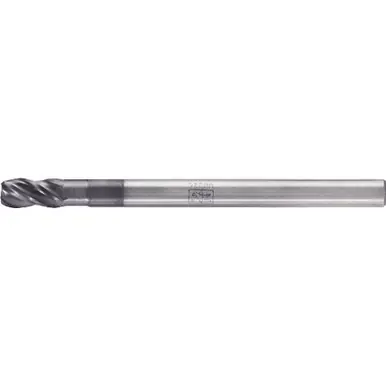 PFERD 23003044 Chamfered End Mill, 4-flutes, 5/32" Dia, 5/16" APMX, 2-1/2" OAL, Cyl. Shank