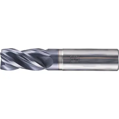 PFERD 23003042 Chamfered End Mill, 4-flutes, 3/4" Dia, 1-1/2" APMX, 4" OAL, Weldon shank