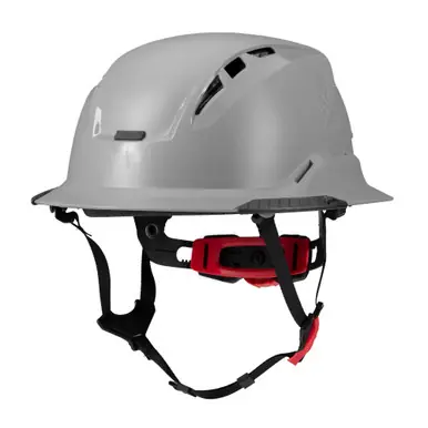LIFT HRXF-25YC2 - RADIX Vented Type 2 Safety Helmet Full Brim Hard Hat (Gray)