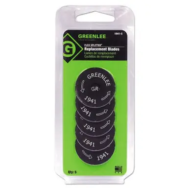 Greenlee 1941-5 5 Pack Replacement Blades (30pk)