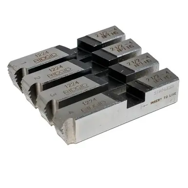 RIDGID 33057 - 2-1/2"-4" NPT Threading Dies for Stainless Steel, 1224 Threader