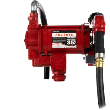 FILL-RITE FR310VB - 115/230V 35 GPM Fuel Transfer Pump w/ Nozzle